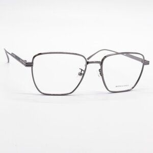 NEW BOTTEGA VENETA EYEGLASSES BV1015O 003 SILVER UNISEX EYEWEAR BOTTEGA VENETA